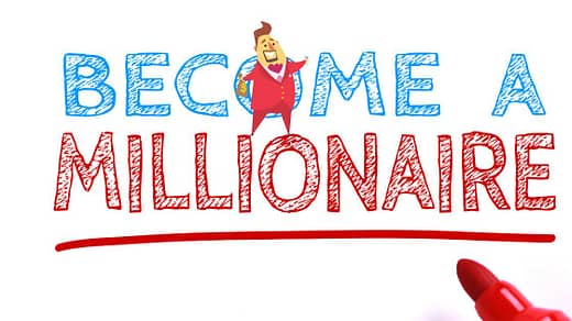 Becoming a millionaire: games and other strategies