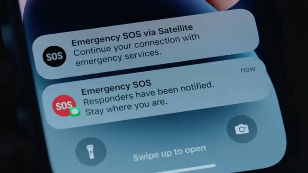  emergency satellite connection