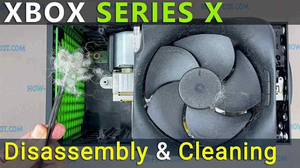 clean your Xbox Series X
