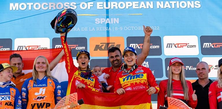 Spain makes history with victory in the Motocross of Nations