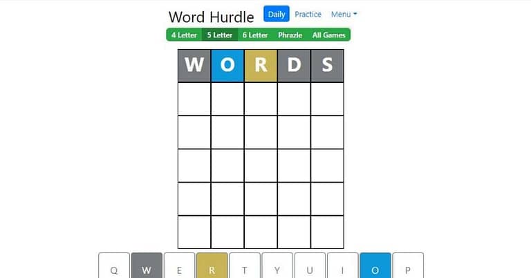 Word hurdle 5-letter answer today [Daily Updated]