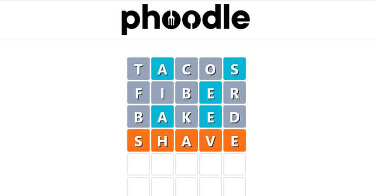 Today’s Phoodle Answer [Daily Update] 2022