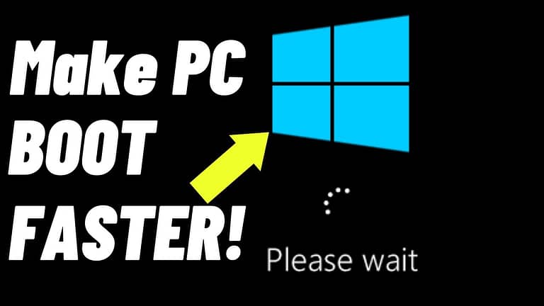 The simplest way to speed up PC booting