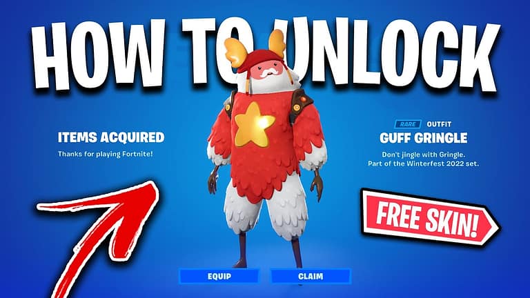 How to Get the Guff Gringle Skin in Fortnite During the Winterfest 2022 Event